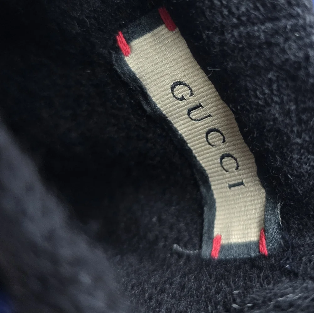 Gucci Cashmere Lined GG Monogram Gloves